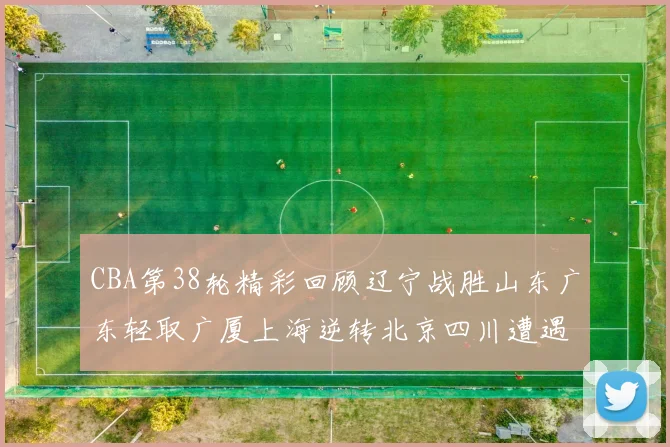 CBA第38轮精彩回顾辽宁战胜山东广东轻取广厦上海逆转北京四川遭遇38连败
